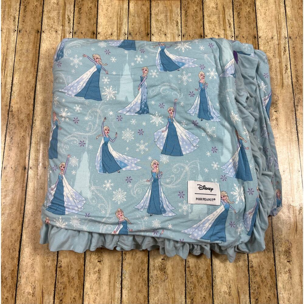 Posh Peanut Disney Frozen Elsa Luxe Patoo Bamboo Blanket 60x60